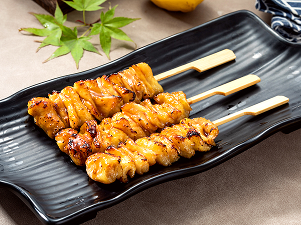 炭烧鸡皮串-1